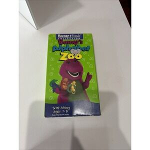 Barney's Alphabet Zoo VHS Rare Video Tape Classic Collection 1994 White Tape
